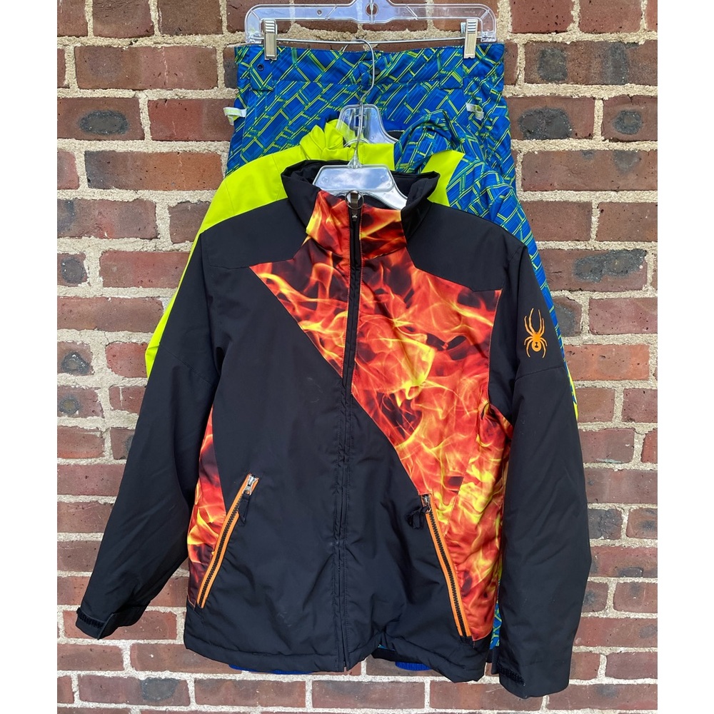 Spider Lot Of 3: Ski pant & 2 Jackets Boy size 16